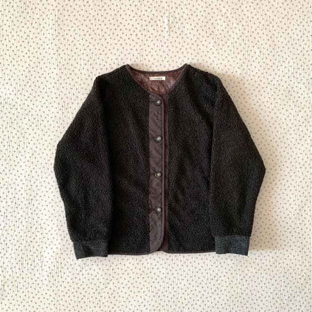 cloudnine 잔꽃 부클 자켓