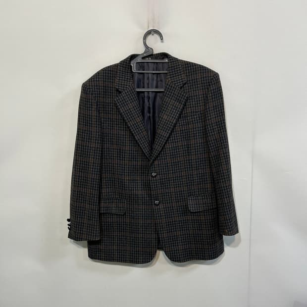 닥스 남성 모직 체크 자켓 100 