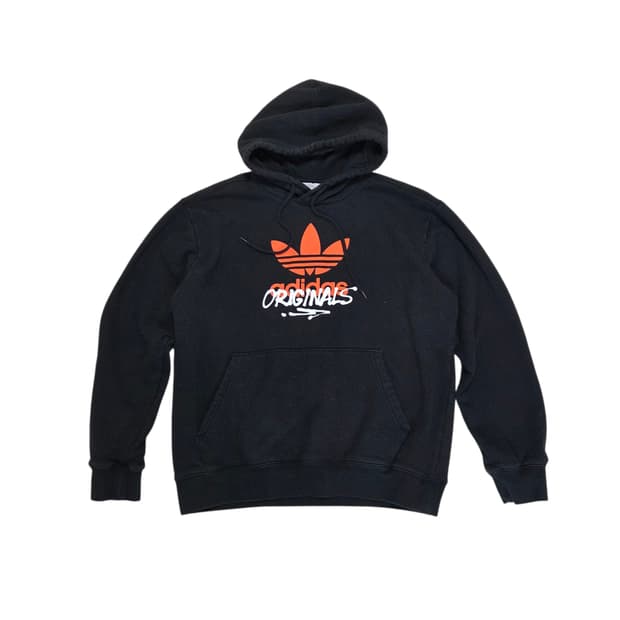 Adidas 아디다스 오리지널 파이어버드 빅로고 후드 티셔츠