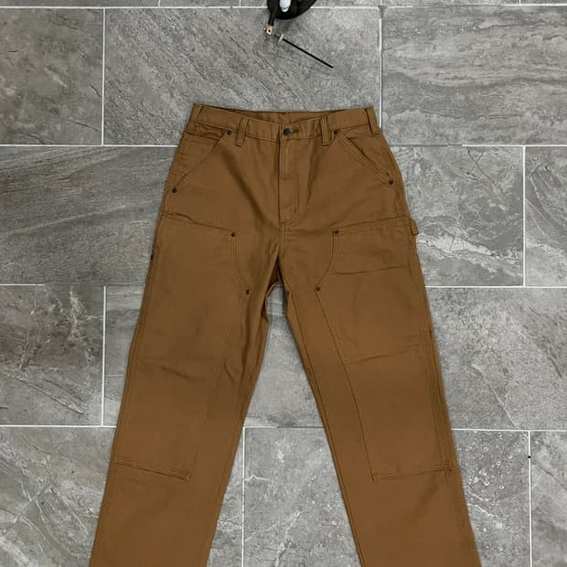 (32X32)칼하트 더블니 워크팬츠 B136 BRN 칼하트브라운