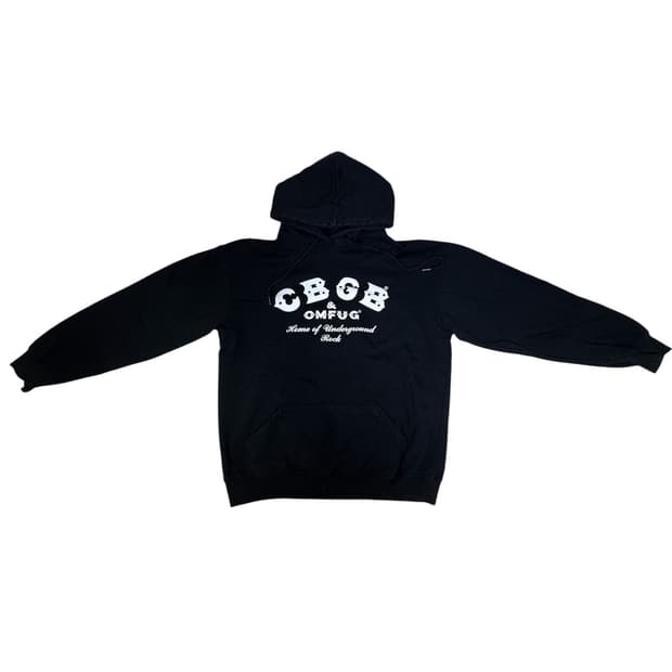빈티지 90/00s CBGB&OMFUG 후드 후디블랙 L