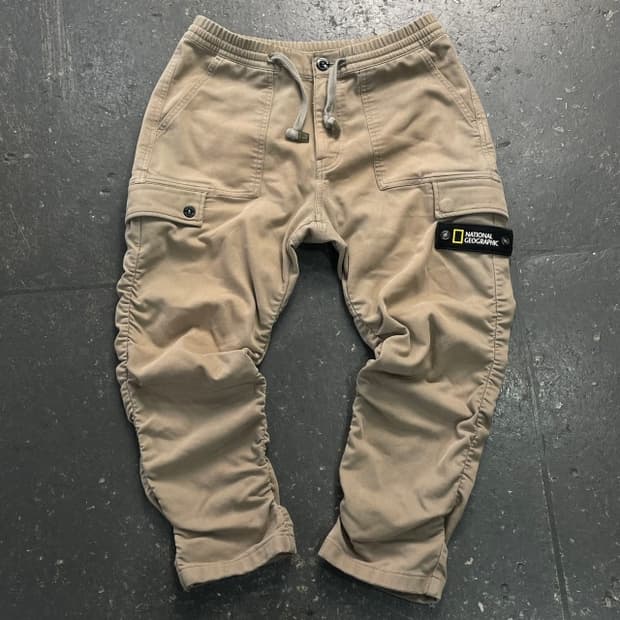 100 내셔널지오그래픽 와펜 셔링 팬츠 