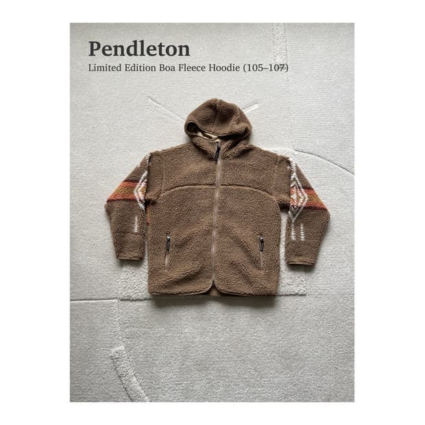 펜들턴 리미티드 에디션 보아 플리스 후디 (105-107)