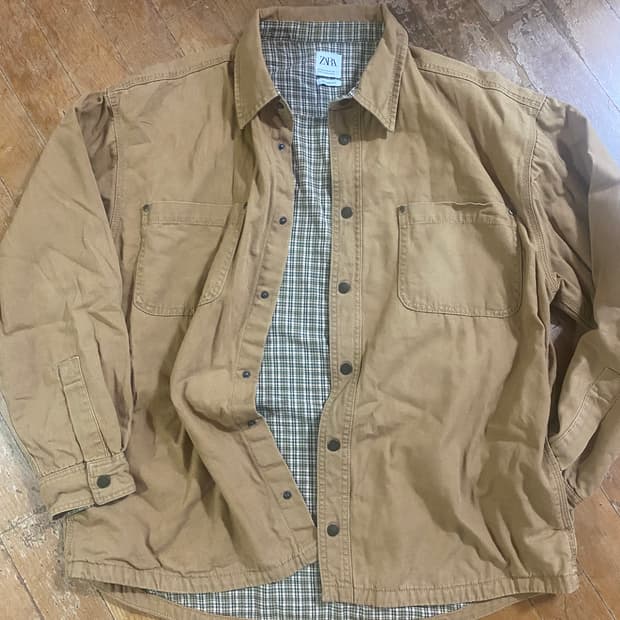 ZARA 워크웨어 아웃도어 자켓 릴렉스핏 XL