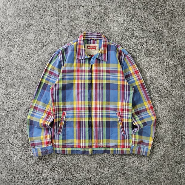 [무료배송] LEVIS 체크 패턴 자켓