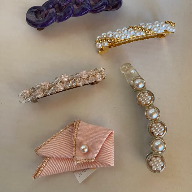 빈티지 수입 헤어핀 머리핀