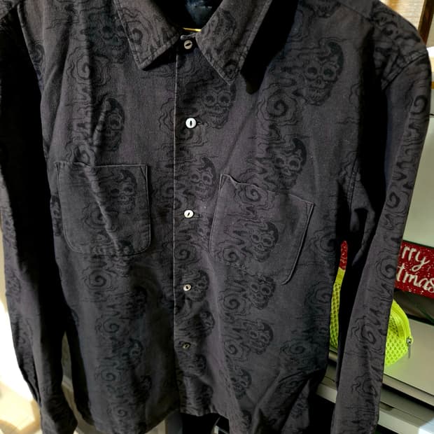 넘버나인 X magical design 06aw noir 스컬 셔츠