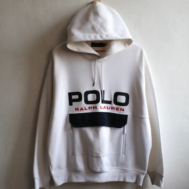 폴로 빅 로고 후디