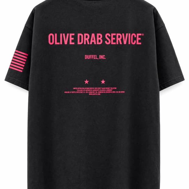 올리브 드랩 서비스 반팔티 L