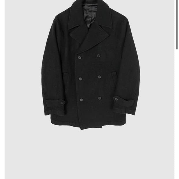 브라운야드 보일드 울 피코트