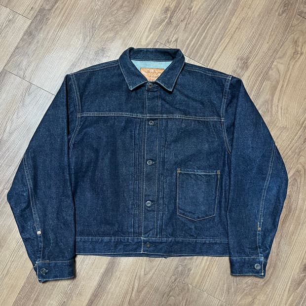 Blacksign 14oz Denim Pleats Jacket