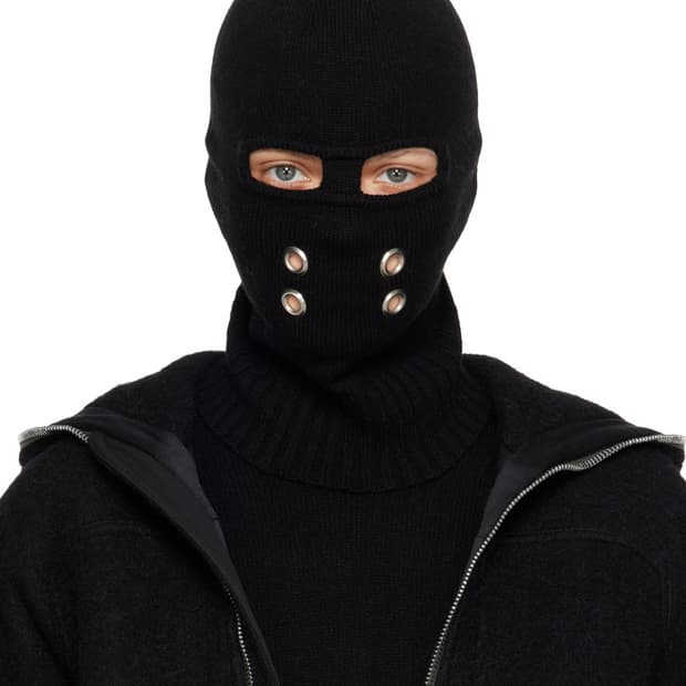 릭오웬스 스키마스크 바라클라바 