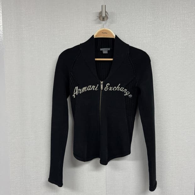 아르마니 익스체인지 니트집업