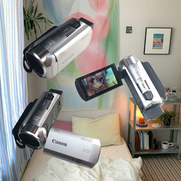 [뉴진스하니] 캐논 IVIS HF R30 빈티지캠코더