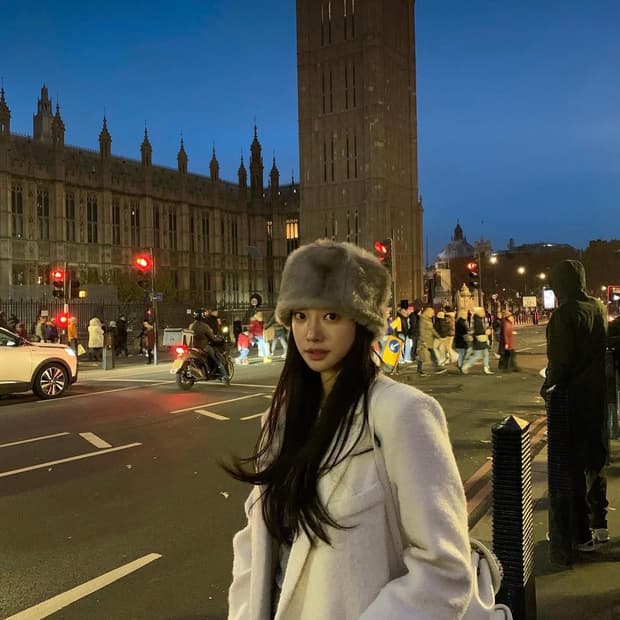 더위시 리즈 부클 롱 코트