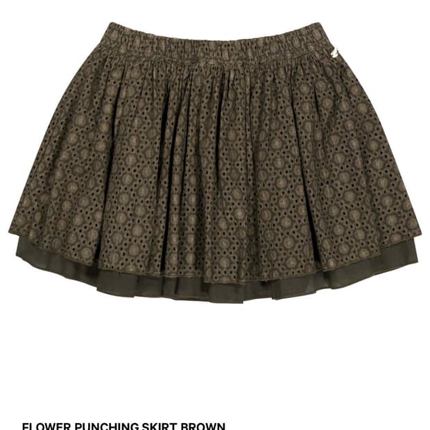 Coyseio 코이세이오 펀칭 플라워 스커트