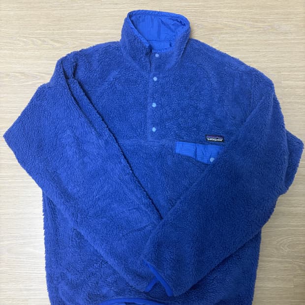 파타고니아 글리세이드 리버시블 신칠라 플리스 블루 m