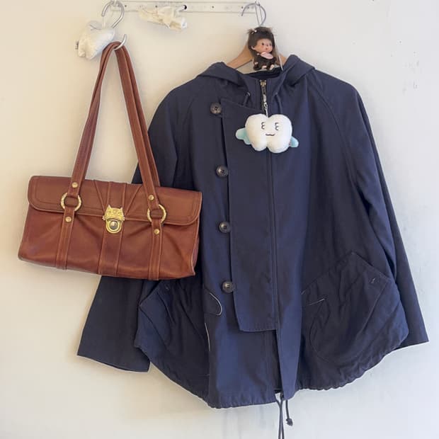 네이비 네넷냐 손모아 장갑 자켓 🧤