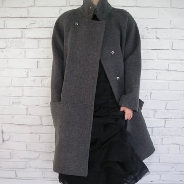 에옹쓰 매니쉬 하프 코트 mannish half coat