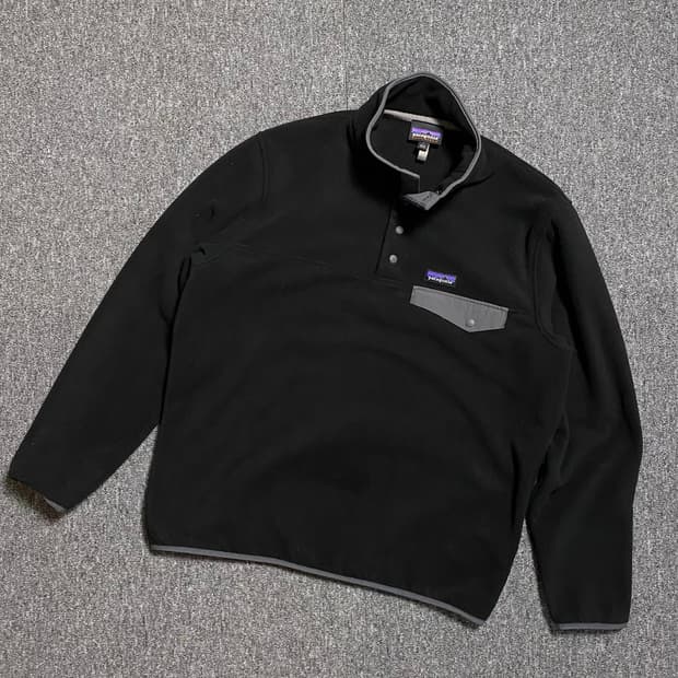 🌊Patagonia synchilla Black/grey