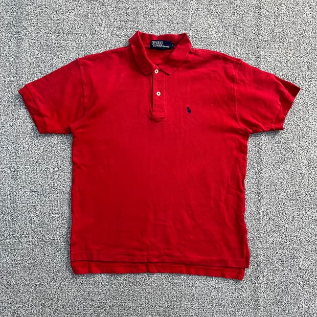 L; 폴로랄프로렌 반팔 카라 티셔츠 0313M