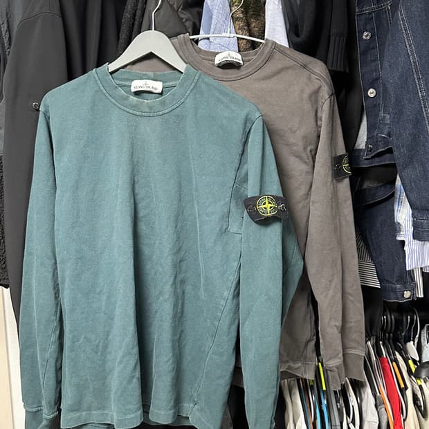 스톤아일랜드 긴팔 티셔츠 일괄 판매 L