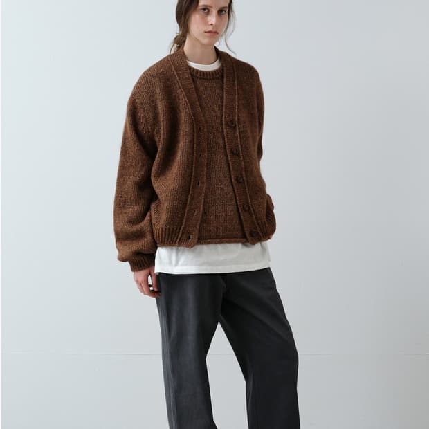 문달 치노 팬츠 그레이 moondal classic chino pants