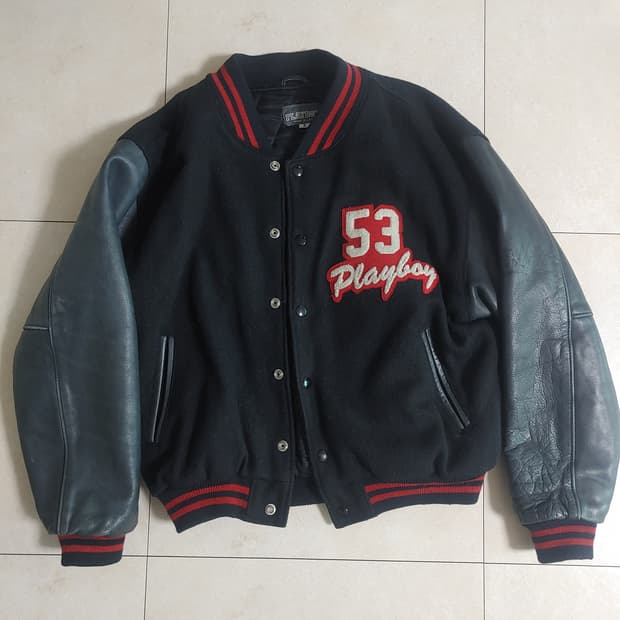 빈티지 플레이보이 바시티자켓