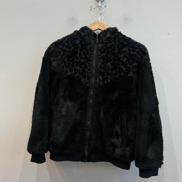 나이키 레오파드 후디 플리스 자켓 우먼즈