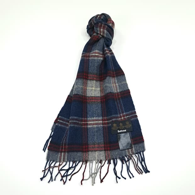 MX367 바버 캐시미어 블렌드 로얄 클래식 타탄체크 머플러