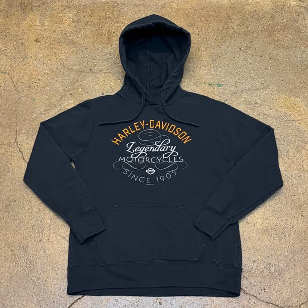 00s 미국 빈티지 할리데이비슨 후드티 후드집업