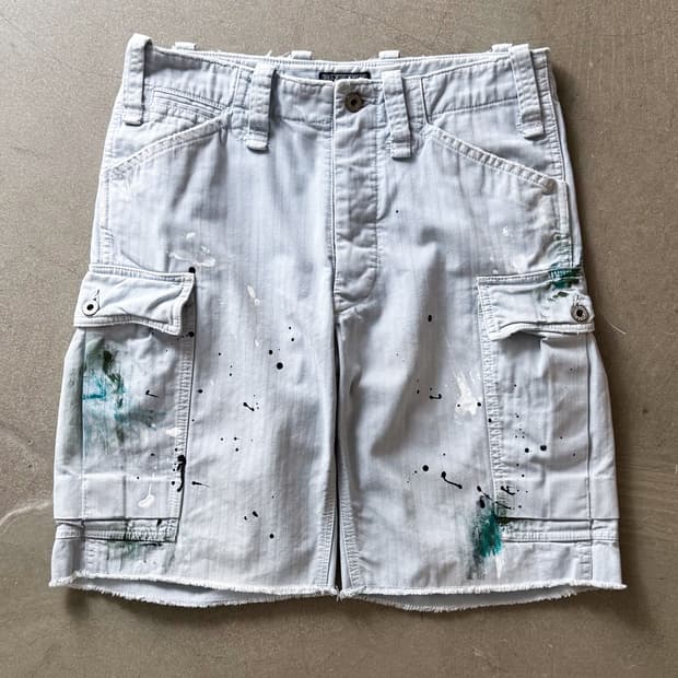 Polo Jeans Company Paint Cargo Shorts