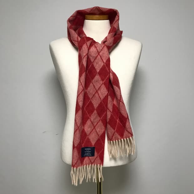 [존스톤스] 캐시미어 아가일 머플러