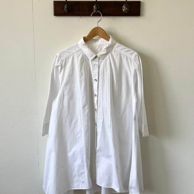 coulage 핀턱 셔츠 원피스