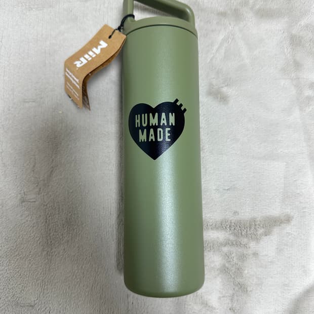 휴먼메이드 와이드 마우스 보틀 물병 올리브(한정판)
