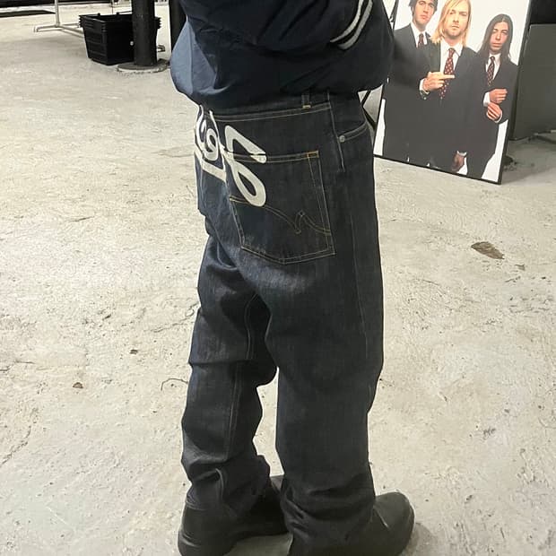 HECTIC rigid indigo denim pants