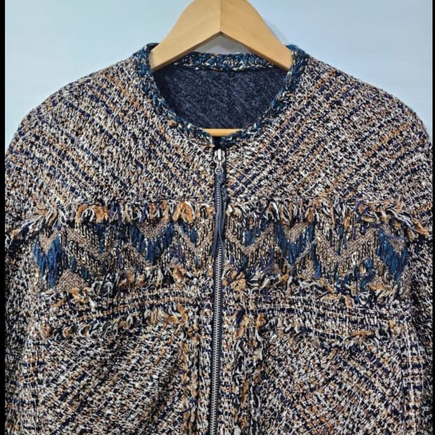 한섬 시스템 SYSTEM 트위드 재킷 자켓 ~66