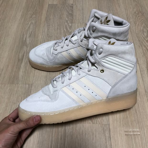 (285) 아디다스 adidas 라이벌리 하이 오프 화이트