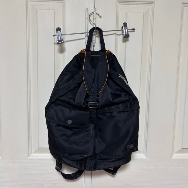 포터 럭색 백팩 블랙