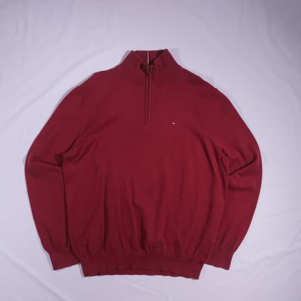 타미 반집업 니트 B130