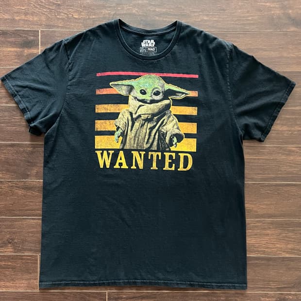 [XXL] 미국 빈티지 스타워즈 그로구 WANTED 티셔츠