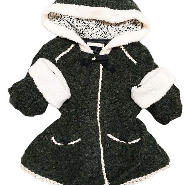 빈티지 리본후드집업 달천 대장 히메로맨틱갸루 캐캐체 핀터깔 로리타 스나계