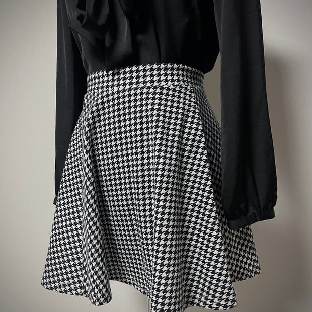 calliope 오네갸루 하운드 체크 스커트