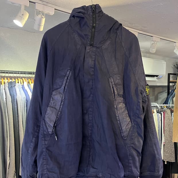 스톤 아일랜드 올드 가먼트 다잉 후드 자켓