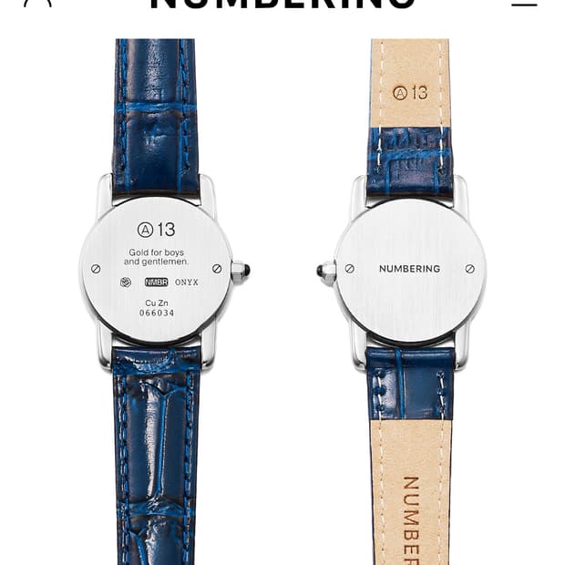 넘버링 #1903 A13 Round Watch Bracelet