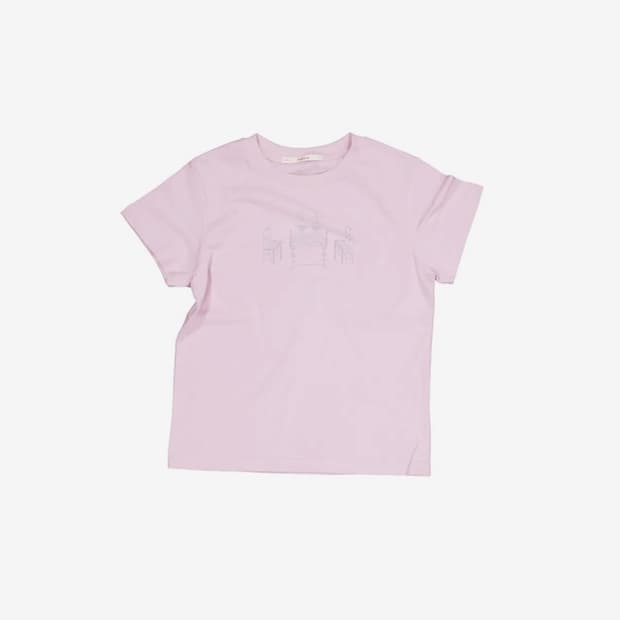 영마일웨어 디너 테이블 티셔츠 (pink)