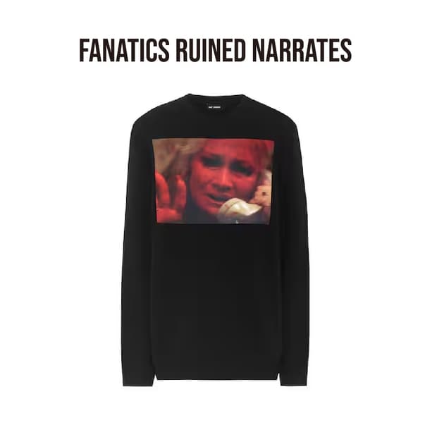 [XL]라프시몬스 19AW Mother On Phone 스웻셔츠