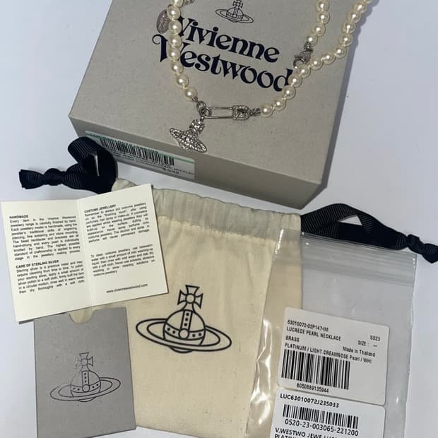 비비안웨스트우드 루크리스 펄 목걸이 진주초커 비비안 목걸이