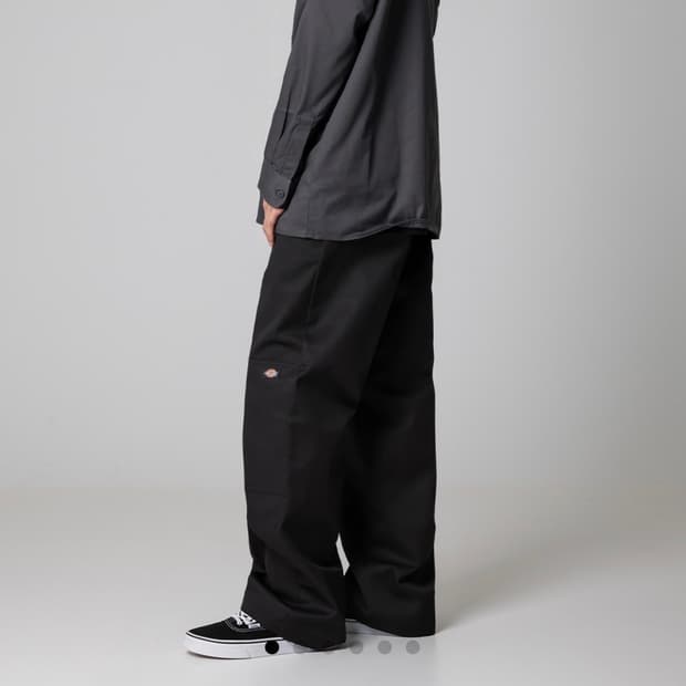 디키즈 더블니 루즈핏 85283 black  (28x32)