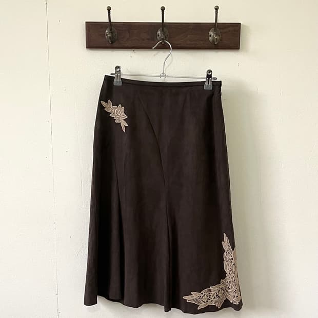 Vtg 플라워 스커트